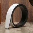 thumbnail image 1 of New Leather No Buckle For H 38mm Replacement Belt Men's Strap Straps, 1 of 4