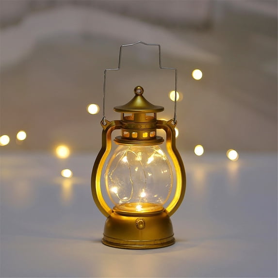 New Led Light-Emitting Retro Lantern Hanging Spherical Lights Party(D)