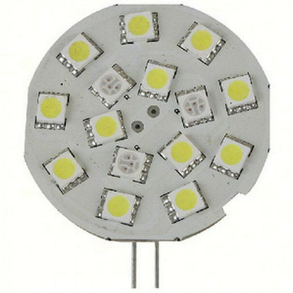 New Led Replacement Bulbs Type G4 scandvik 41053p G4 Wafer Side-Pin Dual Color LEDs 12/3 Cool White/Red 2.88W .15A Lumens 180