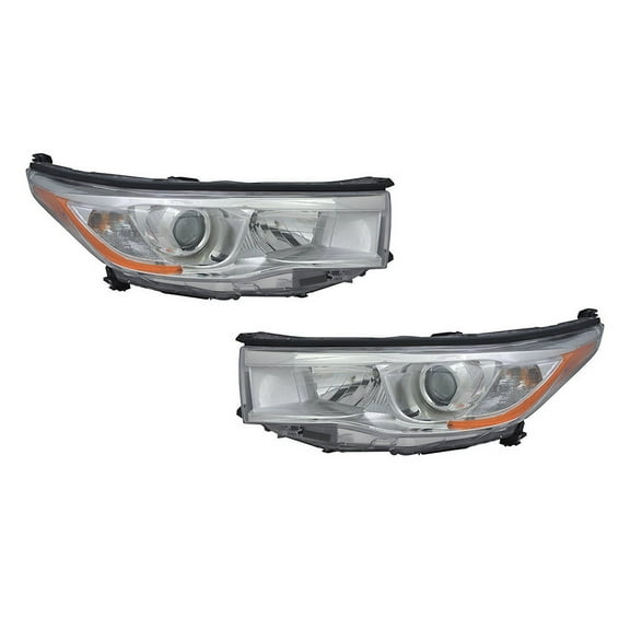 New Left And Right Head Light Fits Toyota Highlander 14-16 81150-0E180 To2503221