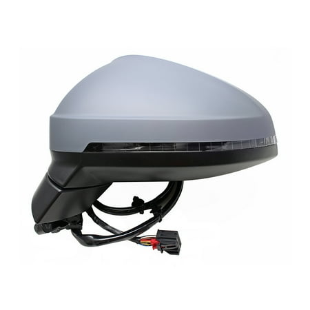 OEM Grade Left Driver Side Door Mirror Compatible with 2017-2023 Audi A4 Audi A4 Quattro allroad S4 Power Manual Folding AU1320136 8W0-857-527-AGR-U 8W0857527AGRU 8W0-857-535-C