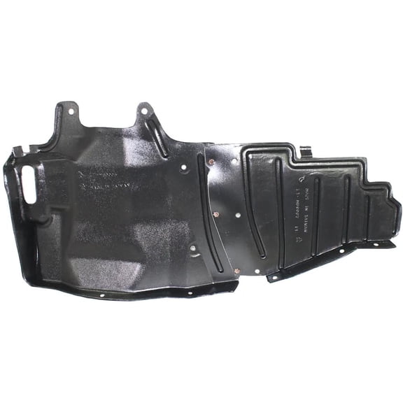 Wheel Well Liner Compatible with 2002-2007 Mitsubishi Lancer 2.0L 4-Cyl 2.4L 4-Cyl Left Driver Side Protective Shield Under Engine Undercarriage Protection Road Debris Shield Direct Fit