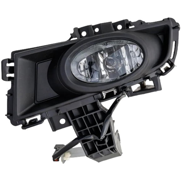 New Left Front Fog Light Compatible With Mazda 3 S 4 Cyl 2.3L 3 GX 4 Cyl 2.0L 3 GT 4 Cyl 2.3L 3 i 4 Cyl 2.0L 3 GS 4 Cyl 2.0L 2007-2009 By MA2592115 BAN751690B