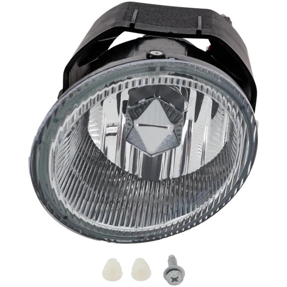 Left Front Fog Light Compatible with 2000-2002 Nissan Frontier SVE 3.3L (02) Xterra SE 3.3L (02) XE Maxima SE 20th Anniv 3.0L (01) GXE 3.0L (00-01) GLE (00-01) NI2592103 261552Y925