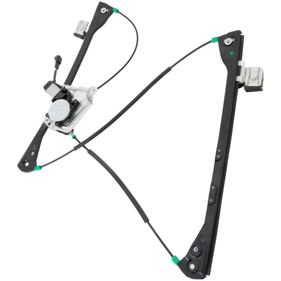 New Left Front Window Regulator With Motor Compatible With Buick Pontiac Aztek GT 6 Cyl 3.4L Rendezvous CX 6 Cyl 3.5L Rendezvous CX 3.4L 2001-2007 By WLR3020 11A404 384130 82268