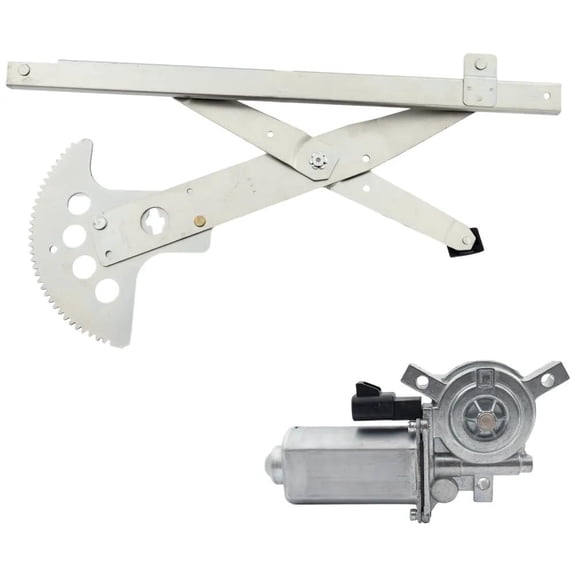 New Right Front Window Regulator With Motor Compatible With Chevrolet Oldsmobile Classic LS 4 Cyl 2.2L Cutlass GLS 6 Cyl 3.1L Malibu Base 4 Cyl 2.4L 1997-2005 By GM1351219 22723562-PFM