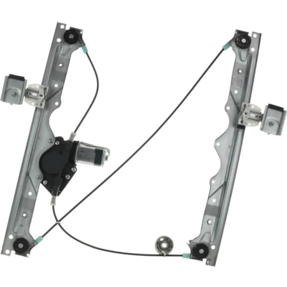 Left Front Window Regulator With Motor Compatible with 2005-2010 Jeep Grand Cherokee Overland 5.7L (06-09) SRT8 6.1L (06-10) 65th Anniversary (06) North Edition (10) 68045697AG