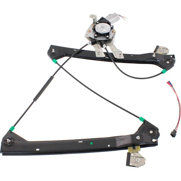 New Left Front Window Regulator With Motor Compatible With Saab 9-3 Aero 6 Cyl 2.8L 9-3 SE 4 Cyl 2.0L 9-3 Arc 4 Cyl 2.0L 9-3 Linear 4 Cyl 2.0L 9-3 2.0T 4 Cyl 2.0L 2003-2007 By 12755683