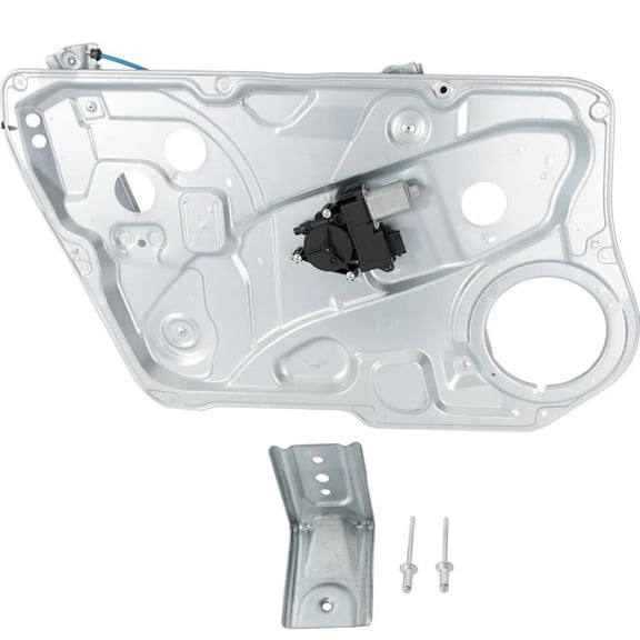 New OEM Replacement Left Front Window Regulator With Motor Compatible With Hyundai Genesis 4.6 8 Cyl 4.6L Genesis 3.8 6 Cyl 3.8L 2009-2010 824013M000-PFM