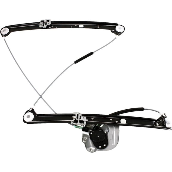 Front Left Power Window Regulator Without Motor Compatible with 2000-2006 BMW X5 4.8is 4.8L (04-06) 3.0i 3.0L (01-06) 4.4i 4.4L (00-06) 4.6is 51338254911