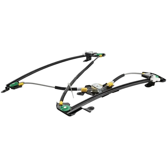 New Left Front Window Regulator Without Motor Compatible With Ford Lincoln F-150 Lariat 8 Cyl 5.4L F-150 STX 6 Cyl 4.2L F-150 XL 6 Cyl 4.2L 2004-2006 By FO1350161 4L3Z1523201CA-PFM