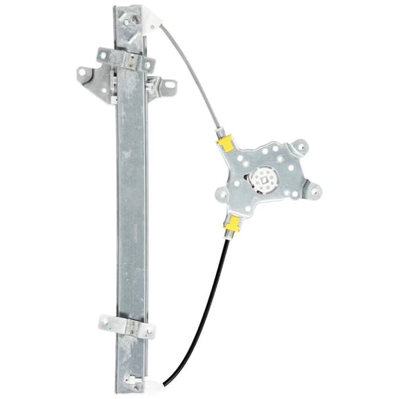 New Left Front Window Regulator Without Motor Compatible With Mitsubishi Lancer Evolution MR 4 Cyl 2.0L Sportback Ralliart 4 Cyl 2.4L SE 4 Cyl 2.0L 2002-2007 By MI1350104 MR991325