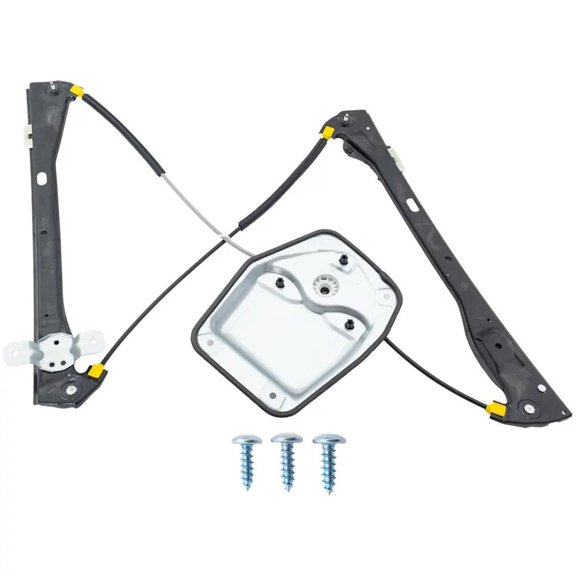 New Left Front Window Regulator Without Motor Compatible With Volkswagen Jetta Sportline 4 Cyl 2.0L S 5 Cyl 2.5L SEL 4 Cyl 1.8L SEL 5 Cyl 2.5L 2005-2014 By VW1350109 1K5837461B