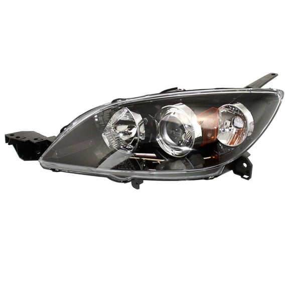New Left Halogen Headlight Compatible With Mazda Hatchback Naturally Aspirated 3 GS GX GT S 2004 2004 2005 2006 2007 2008 2009 By Part Numbers BN8F510L0E MA2518107