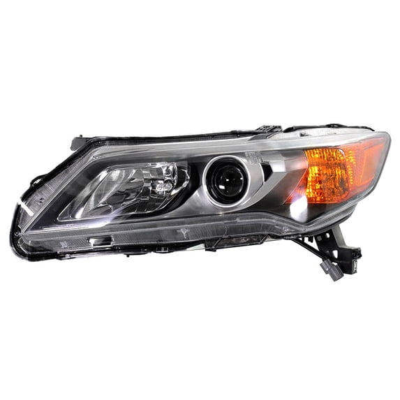 New Left Halogen Headlight Compatible With Acura ILX Hybrid Sedan Base 2013 2014 2015 By Part Numbers 33150TX6A02 AC2502121