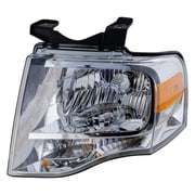 New Left Halogen Headlight Compatible With Ford Expedition King Ranch Limited 2007 2008 2009 2010 2011 2012 2013 2014 By Part Number Fo2502226