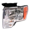 thumbnail image 1 of Halogen Headlight Assembly Left Driver Side Fits 2011-2014 Ford F-150 H13 Composite Chrome Housing Clear Lens OEM DL3Z-13008-B XL XLT Lariat FX4 FX2 King Ranch Platinum, 1 of 2