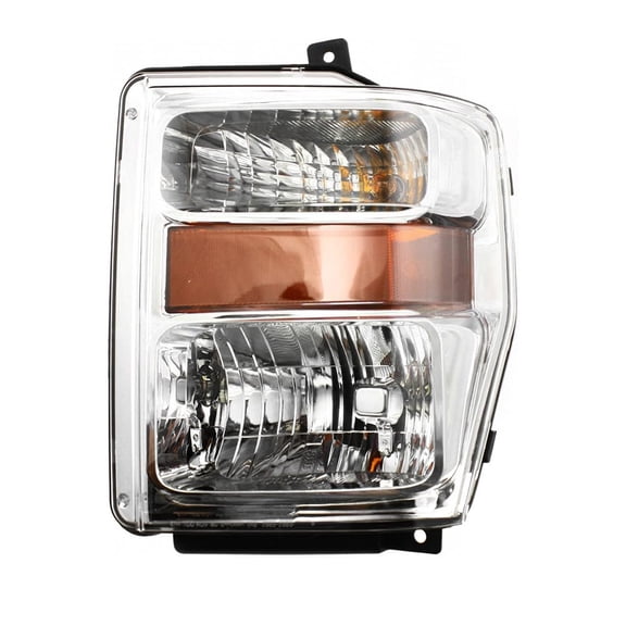 Head Lamp Assembly Compatible with 2008-2010 Ford F-350 Super Duty Lariat Cab Chassis 4-Door 6.4L PowerStroke Diesel Left Replaces 7C3Z13008BA