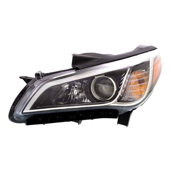 New Left Halogen Headlight Compatible With Hyundai Sonata Sedan Limited Sport SE ECO 2015 2016 2017 By Part Numbers 92101C2000 HY2502183