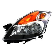 New Left Halogen Headlight Compatible With Nissan Altima Sedan 2007 by Part Number 26060-JA00B 26060JA00B NI2502166