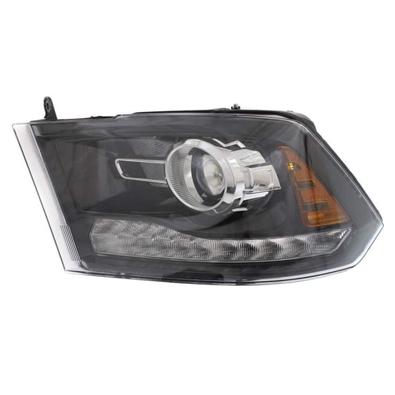 New Left Halogen Headlight Compatible With Ram 3500 Big Horn Crew 5.7L 2016 2017 2018 By Part Number 68324933Ad
