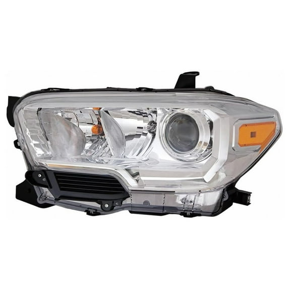 New Left Halogen Headlight Compatible With Toyota Tacoma Sr Crew Cab Pickup 2.7L 2019 2020 2021 2022 2023 By Part Number To2502284