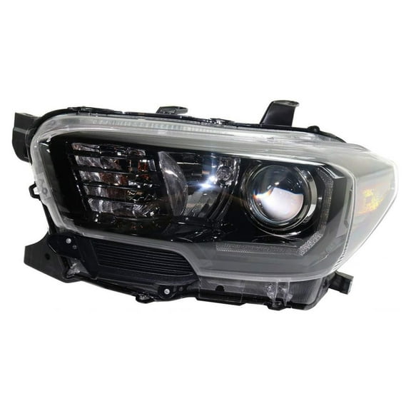 New Left Halogen Headlight Compatible With Toyota Tacoma Trd Pro Crew 3.5L 2017 2018 2019 By Part Number To2502254