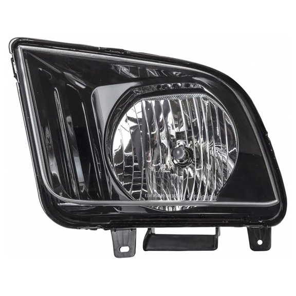 New OEM Replacement Left Halogen Headlight Is Compatible With Ford Mustang Gt Equipado Base Convertible Coupe 2007 2008 2009 By Part Number Fo2502231