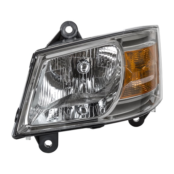 New Left Halogen Headlights Compatible With Dodge Grand Caravan SXT Mini Passenger Van 4 Door 3.8L 2008 2009 2010 By part number CH2502191 5113333AD