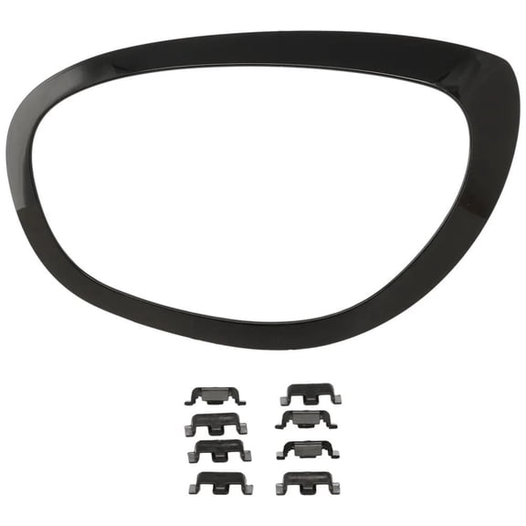 New Left Headlight Bezel Compatible With Mini Cooper Countryman John Cooper Works ALL4 4 Cyl 2.0L Cooper Countryman S ALL4 4 Cyl 2.0L 2021-2023 By MC2506107 51138739351