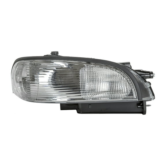 New Left Headlight Compatible With Buick Park Avenue Ultra Sedan 4 Door 3.8L 1997 1998 1999 2000 2001 2002 2003 2004 2005 By Part Numbers GM2502160 25689659
