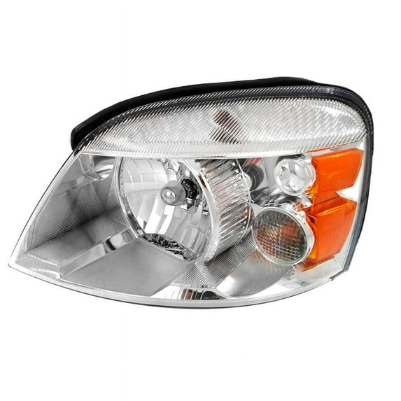 Driver Side Headlight Assembly Compatible with 2004-2007 Ford Freestar Mercury Monterey SE SEL Limited Base 4.2L Essex OHV V6 Halogen Bulb Included 7F2Z13008B FO2502203