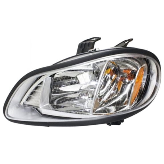 Left Driver Headlight Compatible with 2003-2013 Freightliner FL106 FL112 Business Class M2 Straight Truck Tractor Glider Medium Conventional Halogen A0651039002