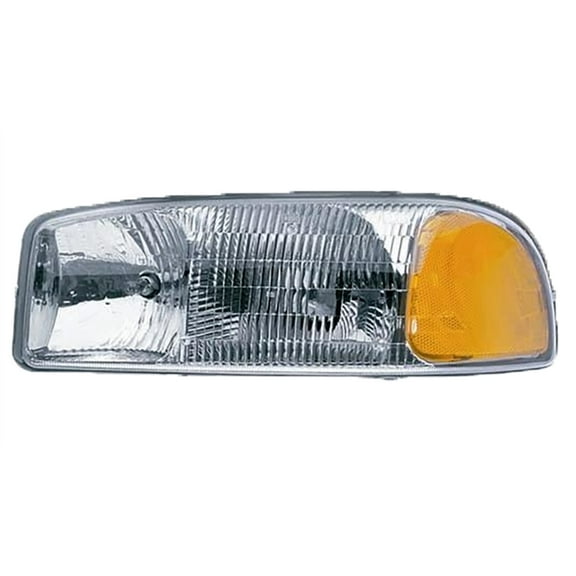 New Left Headlight Compatible With Gmc Sierra 3500 Classic Sl Sle Extended Standard Pickup 2007 By Part Number 15850351