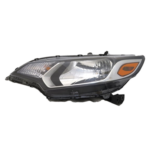 Headlight Assembly Left Side Compatible with 2015-2017 Honda Fit 5-Door Hatchback LX EX EX-L 1.5L i-VTEC I4 DOHC 130HP FWD Halogen Clear Lens Replaces 33150-T5A-A01 33150T5AA01