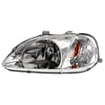 thumbnail image 1 of New Left Headlight Compatible With Honda Civic Cx Hatchback 1.6L 1999 2000 By Part Number 33151-S01-A02, 1 of 2