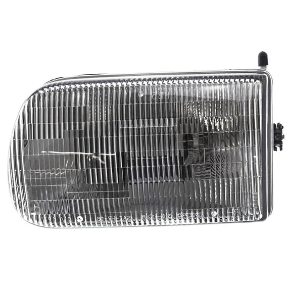 Left Driver Side Halogen Headlight Assembly Compatible with 1994-1997 Mazda B2300 B3000 B4000 2.3L 3.0L 4.0L HB5 Dual-Beam Bulbs Included Replaces ZZM0-51-040 ZZM051040 MA2502110