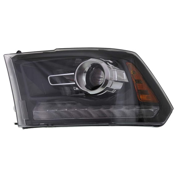 New Left Headlight Compatible With Ram 1500 Laramie Extended Cab 3.6L 5.7L 2013 2014 By Part Numbers CH2502245 68093221AD