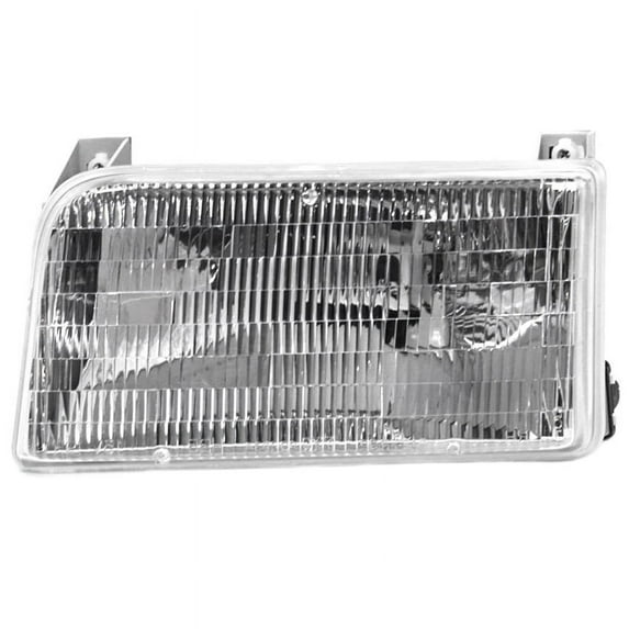 New Left Headlight Fits Ford F-350 1992-1997 F2Tz-13008-B Fo2502118 F2Tz13008B