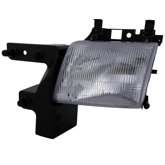 Headlamp Assembly Compatible with 1998-2003 Dodge B1500 B2500 B3500 Ram 1500 Van Ram 2500 Van Ram 3500 Van Replaces 3341101LAS CH2502118 55076525AC 3341101LAS