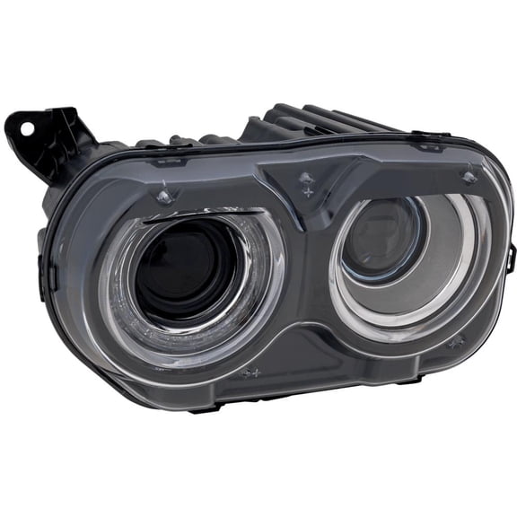 New Headlight Compatible with 2015-2023 Dodge Challenger 3.6L 5.7L V6 Left Driver Side HALOGEN REPD100180Q 375HP
