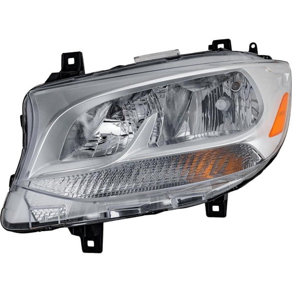 OEM Grade Headlight Assembly Compatible with 2019-2022 Mercedes-Benz Sprinter 1500 Sprinter 2500 3500 Left Driver Side HALOGEN RM10010050Q