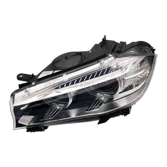 Headlight Compatible with 2014-2016 BMW X5 X6 2.0L 3.0L I4 N20B20 N55B30 N63B44 Left Driver Side 300HP Replaces AULLUS7652 63117317109 XENON AULLUS7652