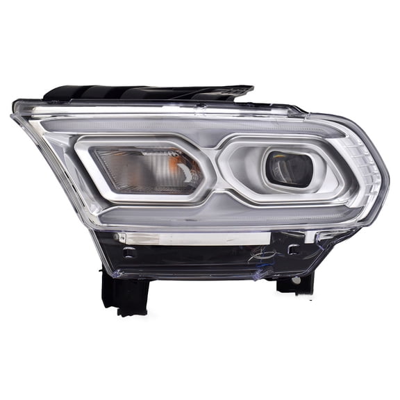 New Headlight Compatible with 2021-2024 Dodge Durango 3.6L 5.7L V6 Hellcat Left Driver Side 360HP Replaces 68433777AF 20-19288-90-9 2019288909 20-19288-90-9 2019288909 CH2502343