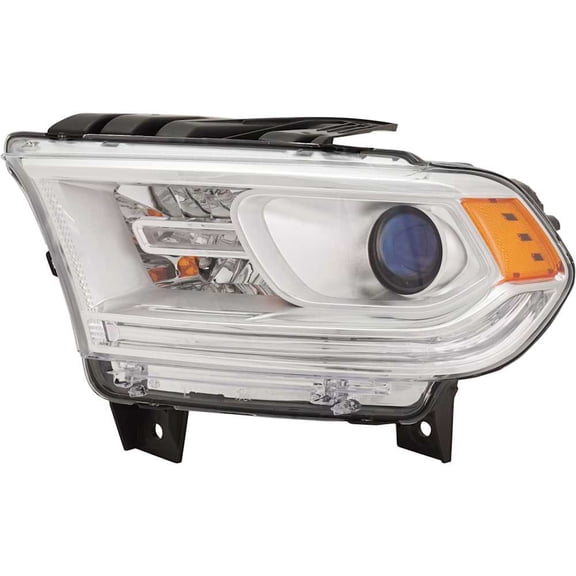 Headlamp Assembly Compatible with 2016-2020 Dodge Durango 3.6L 5.7L V6 Hellcat HALOGEN RD10010022Q 475HP
