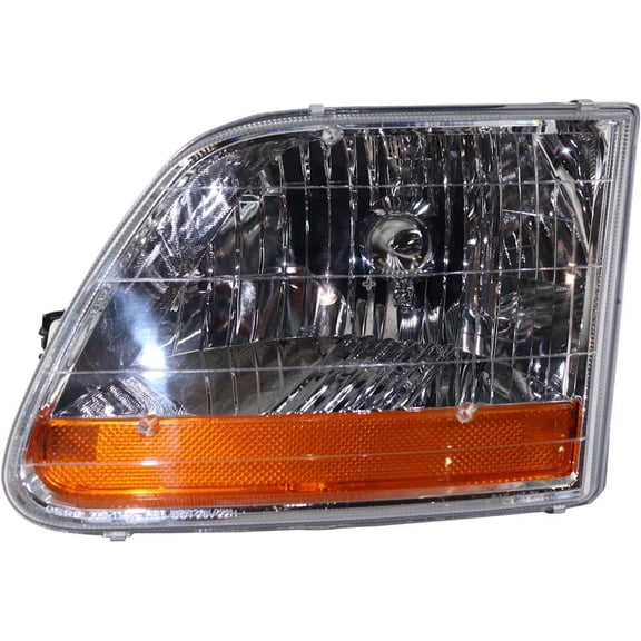 Headlight Compatible with 2001-2003 Ford F-150 4.2L 4.6L V6 Essex Triton Left Driver Side HALOGEN REPF100158Q 220HP