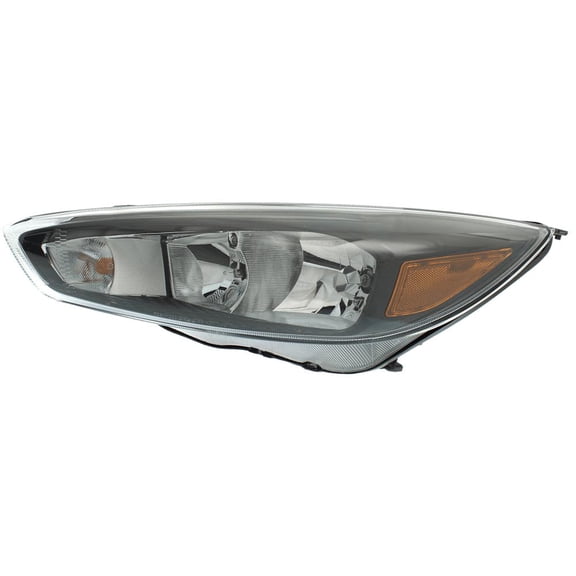 New Headlamp Assembly Compatible with 2015-2018 Ford Focus 2.0L 1.0L I4 Ti-VCT EcoBoost HALOGEN RF10010028 252HP