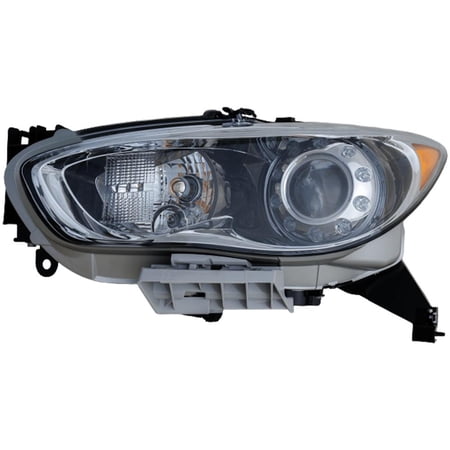 New Headlight Compatible with 2013-2015 INFINITI JX35 QX60 3.5L V6 VQ35DE Left Driver Side XENON RI10010002Q 295HP