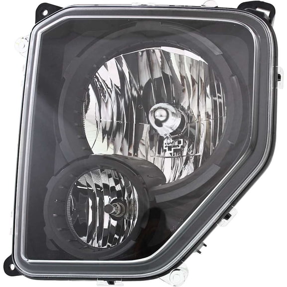 OEM Grade Headlight Assembly Compatible with 2010-2012 Jeep Liberty Left Driver Side 3.7L V6 EKG HALOGEN REPJ100148Q 210HP