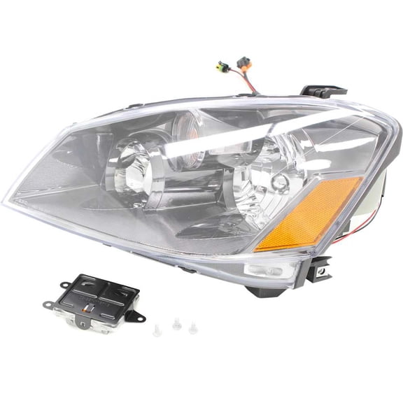 Headlight Compatible with 2005 Nissan Altima 2.5L 3.5L I4 QR25DE VQ35DE Left Driver Side XENON REPN100196 250HP